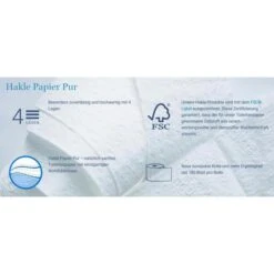 Hakle Toilettenpapier Papier Pur, 4-lagig, Tissue, 180 Blatt, 4 Rollen -Tork Shop 02202be5a8320272b1ab0968a28cc88bb55e83f5 toilettenpapier hakle papier pur