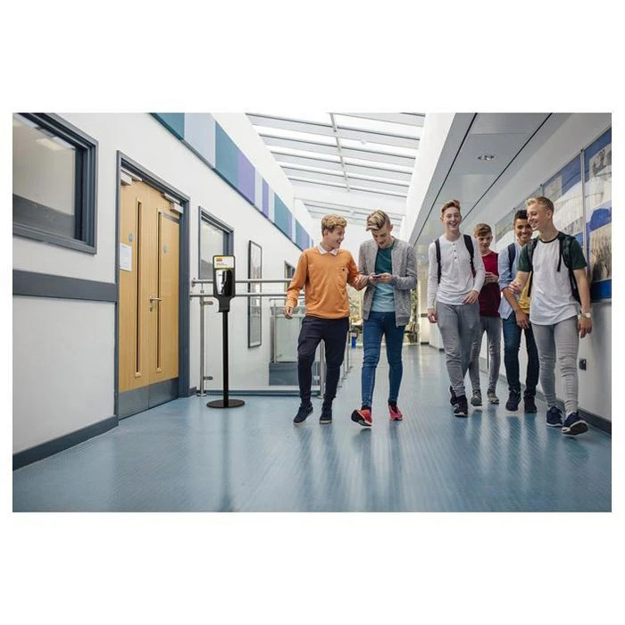 Rubbermaid Desinfektionsmittelspender FG750824, Desinfektionssäule Für Spender, Mit Abtropfschale 2 Rubbermaid Desinfektionsmittelspender FG750824, Desinfektionssäule Für Spender, Mit Abtropfschale – Bild 2