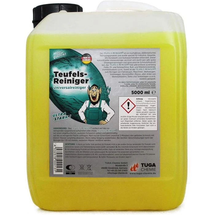 Tuga-Chemie Universalreiniger Teufels-Reiniger, Kanister, TR-5-D, 5 Liter 1 Tuga-Chemie Universalreiniger Teufels-Reiniger, Kanister, TR-5-D, 5 Liter