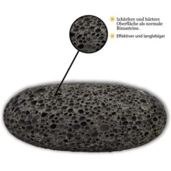 K-Pro Bimsstein Hornhaut-Entfernungsstein, Natürlicher Lavastein, Schwarz, 10 X 7 X 4 Cm -Tork Shop 0b120806f326ee2bc105327775431796203dc02e bimsstein k pro lavastein natur