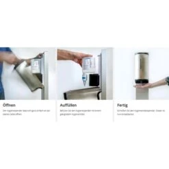 Emco Desinfektionsmittelspender System 2, Edelstahl, Infrarotsensor, Für Flüssiges, 800ml 7 Emco Desinfektionsmittelspender System 2, Edelstahl, Infrarotsensor, Für Flüssiges, 800ml -Tork Shop 0b447a3dbcf7dc52eda5e7e841095b92de92ead8 desinfektionsmittelspender emco system 2