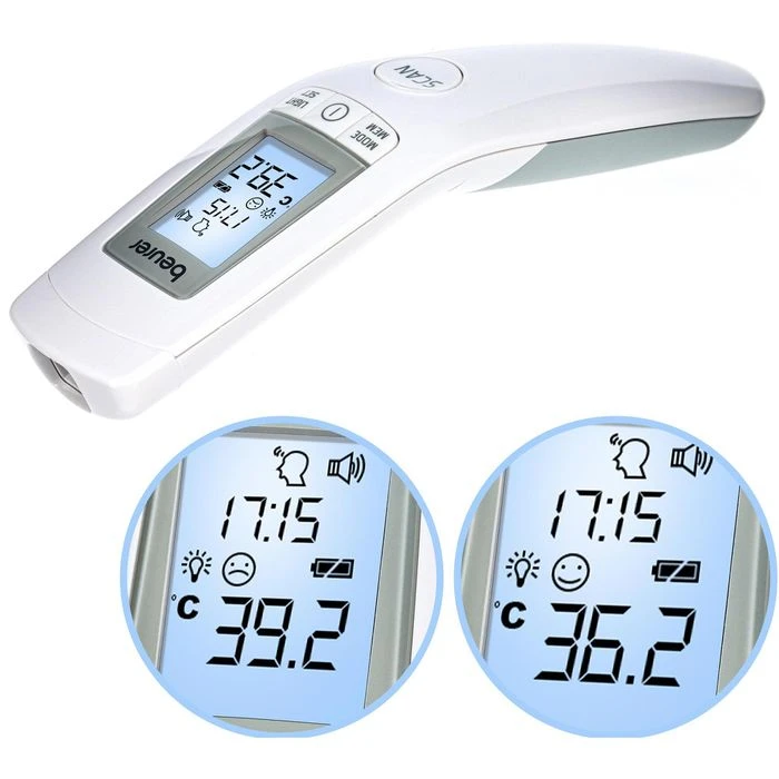 Beurer Fieberthermometer FT 90, Infrarot, Stirn, Digital, Kontaktlos 1 Beurer Fieberthermometer FT 90, Infrarot, Stirn, Digital, Kontaktlos