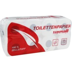 Toilettenpapier 3-lagig Weiß Tissue 8 Rollen A 150 Blatt