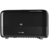 Tork Toilettenpapierspender Elevation, 558048, T7, Kunststoff, Für 2 Jumbo Rollen, Schwarz