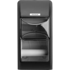 Katrin Toilettenpapierspender 104452, Kunststoff, Für 2 Kleinrollen, Schwarz -Tork Shop 19112545b20130adda26855482caff4a389384a7 toilettenpapierspender katrin 104452