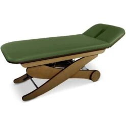 Relax-Sensation Massageliege START Nussbaum/limone, Individuell Elektrisch Verstellbar, 75cm Breit