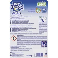 WC-Frisch WC-Duftspüler Blau Kraft Aktiv Chlor, Färbt Das Wasser Blau, Im Korb, 3 Stück -Tork Shop 1c425ef53b14cd2172e7845aa5b893b9d5a0bff2 wc duftspueler wc frisch blau kraft aktiv chlor