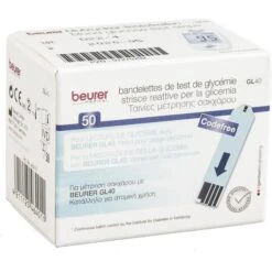 Beurer Blutzuckerteststreifen GL 40, 50 Stück -Tork Shop 1db7063ff94c622012bac44a715bfed0053860f0 blutzuckerteststreifen beurer gl 40