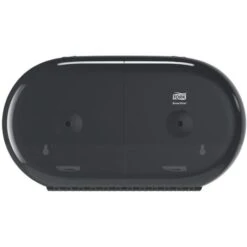 Tork Toilettenpapierspender SmartOne Mini, 682008, T9, Kunststoff, Für 2 Jumbo Rollen, Schwarz -Tork Shop 22f569c6025571f01669b4c0ecc1489bfb7293a5 toilettenpapierspender tork smartone mini 682008