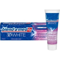 Blend-a-med Zahnpasta 3D White, Vitalizing Fresh, Weiße Zähne, 75ml