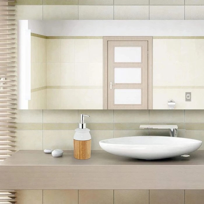 Relaxdays Seifenspender Bambus, Bambus Und Keramik, Natur / Weiß, 225ml 2 Relaxdays Seifenspender Bambus, Bambus Und Keramik, Natur / Weiß, 225ml – Bild 2