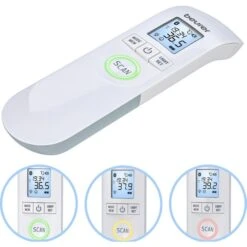 Beurer Fieberthermometer FT 95 Bluetooth, Infrarot, Stirn, Digital, Kontaktlos
