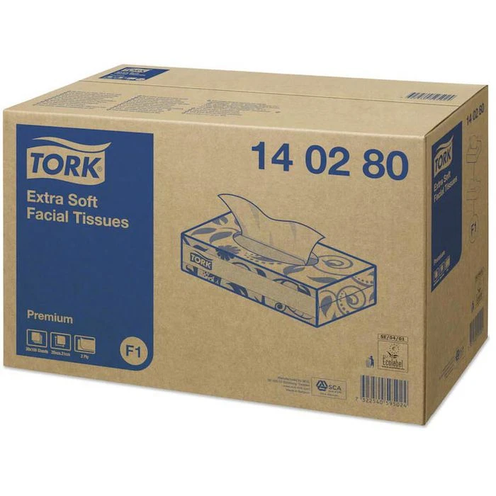 Tork Kosmetiktücher Premium, 140280, F1, 2-lagig, 100 Tücher, 30 Pack 6 Tork Kosmetiktücher Premium, 140280, F1, 2-lagig, 100 Tücher, 30 Pack – Bild 6