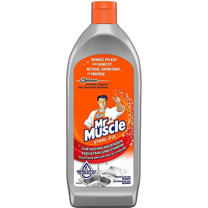Mr.Muscle Edelstahlreiniger Stahl-fix Classic, Mit Abperleffekt, 200ml 1 Mr.Muscle Edelstahlreiniger Stahl-fix Classic, Mit Abperleffekt, 200ml