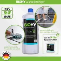 BiOHY Allesreiniger 001-001, 100% Vegan, Allzweckreiniger, Bio-Konzentrat, 1 Liter 8 BiOHY Allesreiniger 001-001, 100% Vegan, Allzweckreiniger, Bio-Konzentrat, 1 Liter -Tork Shop 2b885e34a3a525e10e2db3826fb4946c210a1960 allesreiniger biohy 100 vegan nachhaltig bio
