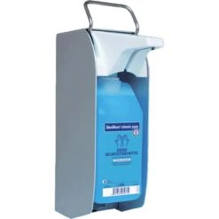 Bode Desinfektionsmittelspender Eurospender 1 Plus, 9812341, Touchless, Metall, Silber, 1000ml