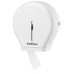 Satino By Wepa Toilettenpapierspender, 331050, JT1, Kunststoff, Für Mini Jumbo Rollen, Weiß
