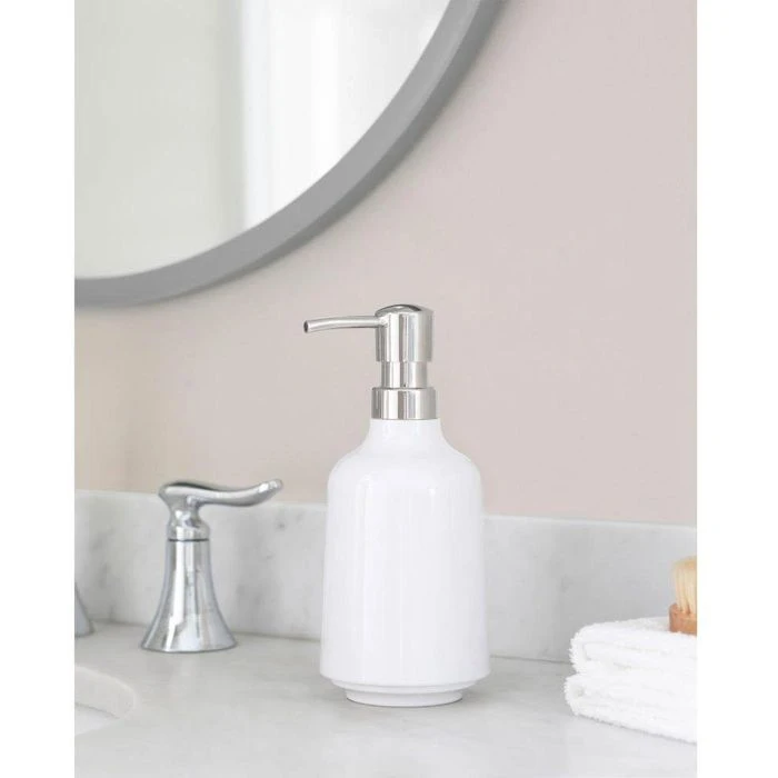 Umbra Seifenspender Step, Kunststoff, Weiß, 385ml 2 Umbra Seifenspender Step, Kunststoff, Weiß, 385ml – Bild 2