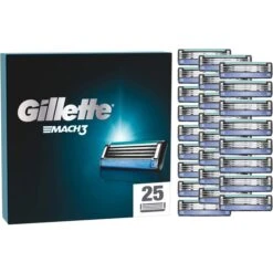 Gillette® Gillette Rasierklingen Mach3, Für Herren, 25 Stück