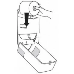 Tork Toilettenpapierspender Elevation, 557508, T6, Kunststoff, Für 2 Compact Rollen, Schwarz -Tork Shop 340fa3e12bbda2424febdfc4c704b9813d97cd8e toilettenpapierspender tork elevation 557508 t6