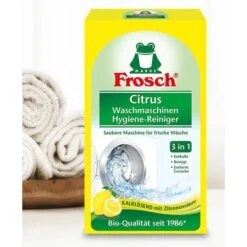 Frosch Waschmaschinenreiniger 939891, Hygienereiniger, Pulver, 250g -Tork Shop 3596a8674af5869a136382bbb9dbf69a0b6ff2f2 waschmaschinenreiniger frosch citrus 3 in 1 bio