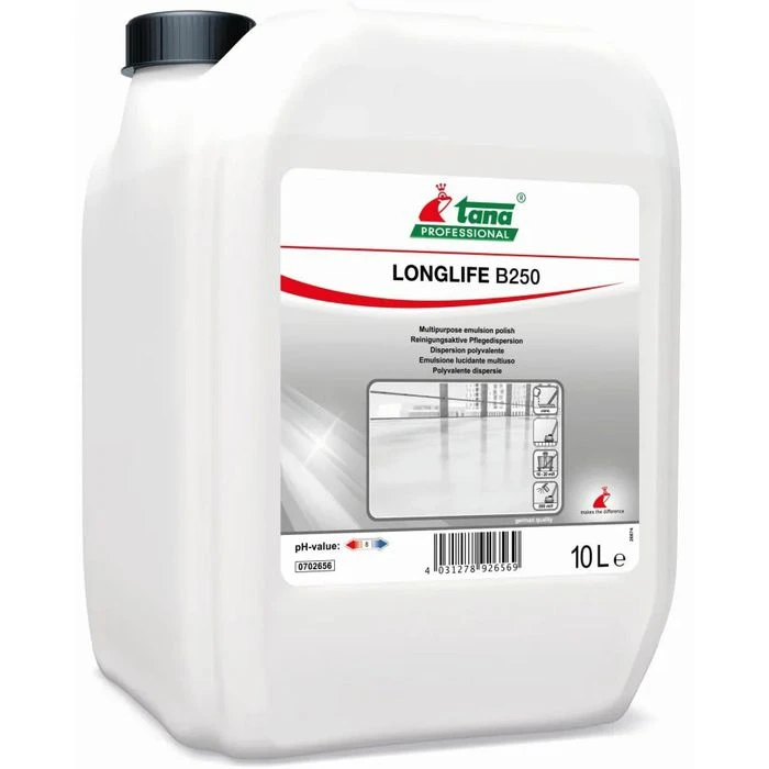 Tana Bodenpflege Longlife B250 702656, Für Beschichtungsfähige Böden, Konzentrat, 10L 1 Tana Bodenpflege Longlife B250 702656, Für Beschichtungsfähige Böden, Konzentrat, 10L