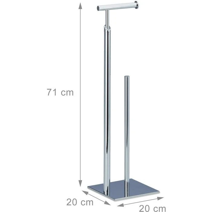 Toilettenpapierspender Relaxdays Metall, 5 Kleinrollen, Separater Rollenhalter 5 Toilettenpapierspender Relaxdays Metall, 5 Kleinrollen, Separater Rollenhalter – Bild 5