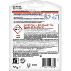 Domestos WC-Duftspüler Active Blue Blauspüler, Pinke Magnolie, Färbt Das Wasser Blau, Im Korb -Tork Shop 3fe81f765ea7e97524b504329235e4fb227e6bea wc duftspueler domestos active blue blauspueler