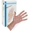 Franz-Mensch Einmalhandschuhe HDPE, Puderfrei, Transparent, Größe L, 500 Stück