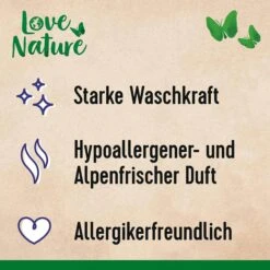 Love-Nature Waschmittel Wash Bars, Alpine Fresh, Vollwaschmittel, Universal, 0,59 Kg, 20 WL -Tork Shop 4485b8700c075a64a15b5460e233da04c86b20e7 waschmittel love nature wash bars alpine fresh
