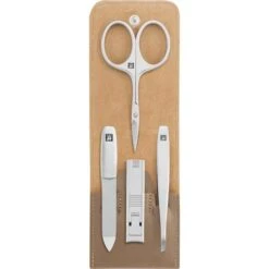Zwilling Maniküre-Pediküreset Manicure TWINOX, 97444-005, Echt Leder, Taupe, 4-teilig