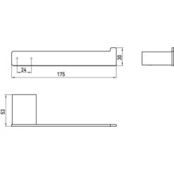 Emco Toilettenpapierspender Loft, Rechts Offen, Reservepapierhalter Aluminium 1 Kleinrolle Schwarz -Tork Shop 484fdc22e02ad93cfc7237758d9ae617795bfc45 toilettenpapierspender emco loft rechts offen