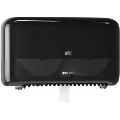 Tork Toilettenpapierspender Elevation, 558048, T7, Kunststoff, Für 2 Jumbo Rollen, Schwarz -Tork Shop 4cd489cf88b9539ebfd6682202015bba8a840728 toilettenpapierspender tork elevation 558048