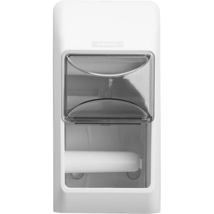 Katrin Toilettenpapierspender 92384, Kunststoff, Für 2 Kleinrollen, Weiß 3 Katrin Toilettenpapierspender 92384, Kunststoff, Für 2 Kleinrollen, Weiß – Bild 3
