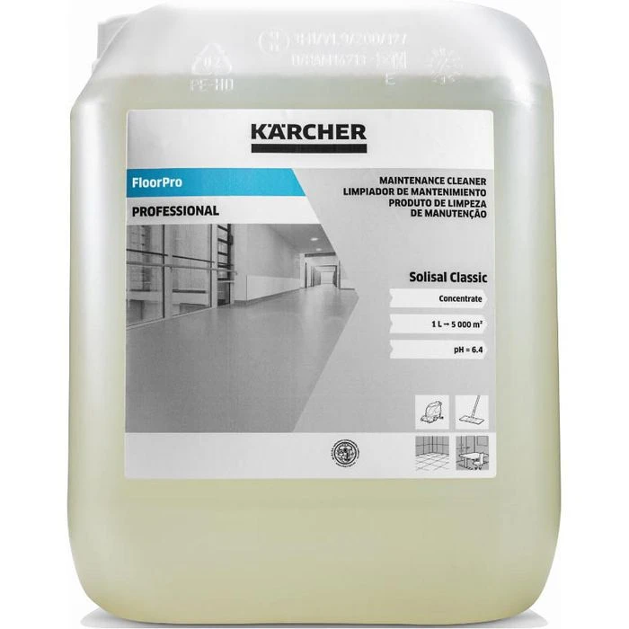 Kärcher Unterhaltsreiniger FloorPro Professional, Solisal Classic, Konzentrat, 10 Liter 2 Kärcher Unterhaltsreiniger FloorPro Professional, Solisal Classic, Konzentrat, 10 Liter – Bild 2