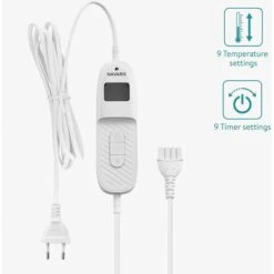 Navaris Heizdecke Snuggy, Mit Ärmeln, Dunkelblau, 9 Temperaturen, Abschaltautomatik, 195 X 125cm -Tork Shop 533fa7a5ff3d5014a9d067decdd0164237ff50e7 heizdecke navaris mit aermeln und tasche blaucreme