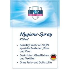 Impresan 3531 Hygienespray, Pumpspray, 250ml, Desinfektionsmittel 6 Impresan 3531 Hygienespray, Pumpspray, 250ml, Desinfektionsmittel -Tork Shop 534a3608b9e70d89348302b60edcd31376fc4b09 desinfektionsmittel impresan 3531 alkoholisch