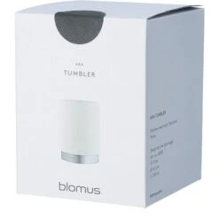 Blomus Zahnputzbecher Ara 68852, Edelstahl / Polystone, Stehend, Weiß -Tork Shop 543ea5896ecd7c49467c13089aba811050a529dd zahnputzbecher blomus ara 68852