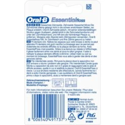 Oral B Oral-B Zahnseide Essential Floss, Mint, Gewachst, 50 M -Tork Shop 55a7d6cb2a2a43c41f05afcae05248b02cfc9c31 zahnseide oral b essential floss mint