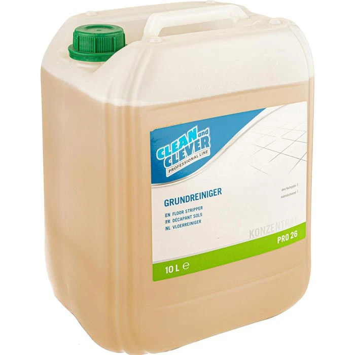 CLEANandCLEVER Grundreiniger Professional Line, PRO 26, Für Hartböden, Im Kanister, 10 Liter 1 CLEANandCLEVER Grundreiniger Professional Line, PRO 26, Für Hartböden, Im Kanister, 10 Liter
