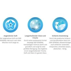 Der-General Allesreiniger Bergfrühling, Allzweckreiniger, Spray, 500ml -Tork Shop 5a122afbad8a22c06387a8aa6580c4eba4ecaacc allesreiniger der general bergfruehling