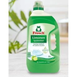 Frosch Spülmittel Bio-Qualität, Limonen, Fettlösend Mit Limonenfrische, 5 Liter 5 Frosch Spülmittel Bio-Qualität, Limonen, Fettlösend Mit Limonenfrische, 5 Liter -Tork Shop 5aa4ef8e6dde17c05bab028cdf009b4219b66168 spuelmittel frosch bio qualitaet limonen