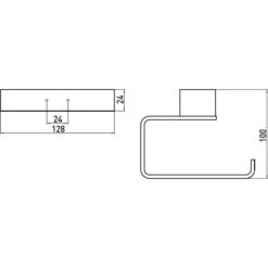 Emco Toilettenpapierspender Loft, 050013301, Aluminium, Für 1 Kleinrolle, Mattschwarz -Tork Shop 5af7c6b93c248886c6e93c22b3ea09a7c9498185 toilettenpapierspender emco loft 050013301