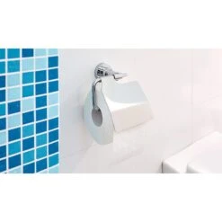 Tesa Toilettenpapierspender Luup Mit Deckel 40288, Ohne Bohren, Metall, Für 1 Kleinrolle, Silber 6 Tesa Toilettenpapierspender Luup Mit Deckel 40288, Ohne Bohren, Metall, Für 1 Kleinrolle, Silber -Tork Shop 5b3ed259f20868d3168cd001e335b29697166340 toilettenpapierspender tesa luup mit deckel 40288