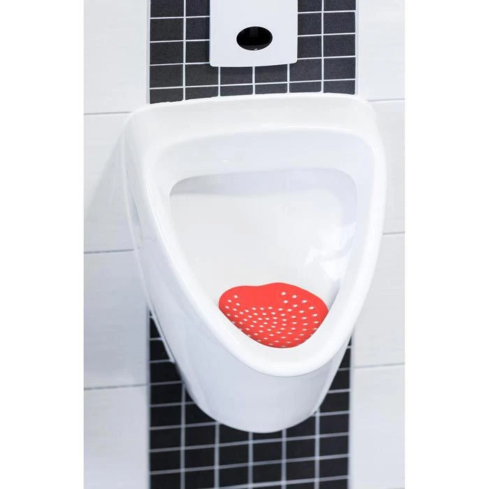 Böttcher-AG Urinalsieb Erdbeere, 175 X 190mm, Rot, Mit Duft, Erdbeere 2 Böttcher-AG Urinalsieb Erdbeere, 175 X 190mm, Rot, Mit Duft, Erdbeere – Bild 2