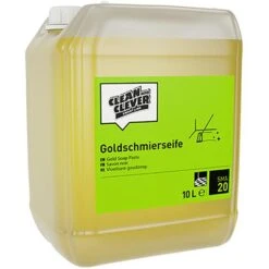 CLEANandCLEVER Bodenpflege Smart Line SMA 20, Wasserbeständige Böden, Goldschmierseife, 10 Liter
