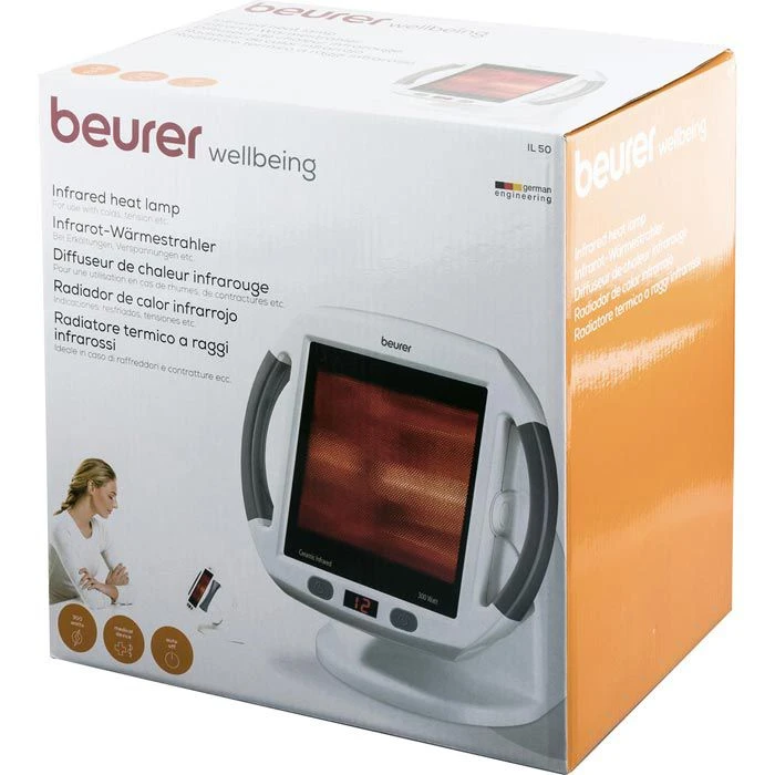 Beurer Rotlichtlampe IL 50 300 Watt, Mit Timer Und Anzeige, Neigbar 5 Beurer Rotlichtlampe IL 50 300 Watt, Mit Timer Und Anzeige, Neigbar – Bild 5