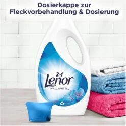 Lenor Waschmittel 2in1, Aprilfrisch, Vollwaschmittel, 7,15 Liter, 130 Waschladungen -Tork Shop 63b1553e50aae65ebd4f9cee0ceb20e61e75c9c0 waschmittel lenor 2in1 aprilfrisch