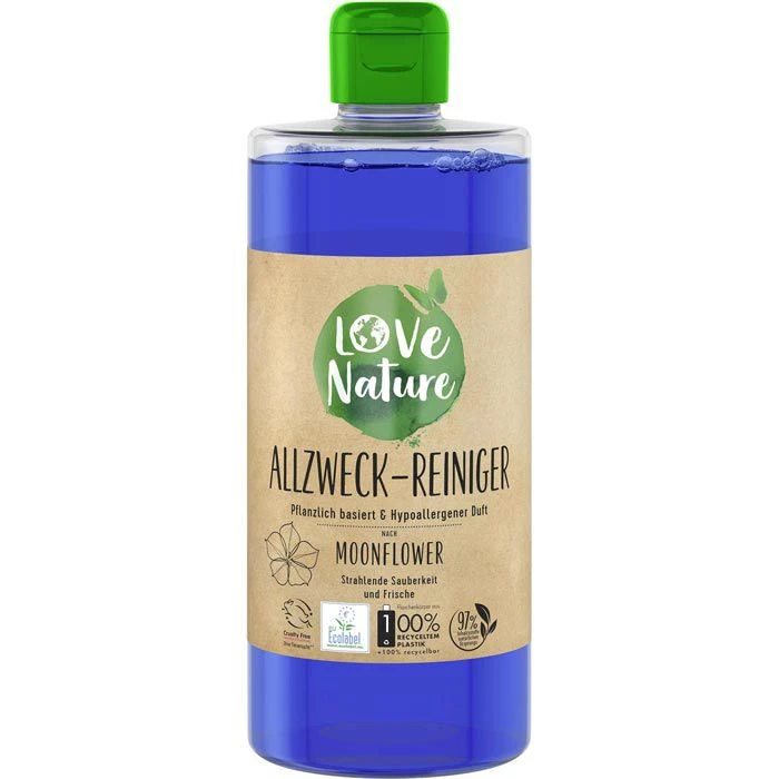 Love-Nature Allesreiniger Moonflower, Allzweckreiniger, Hypoallergen, 720 Ml 1 Love-Nature Allesreiniger Moonflower, Allzweckreiniger, Hypoallergen, 720 Ml