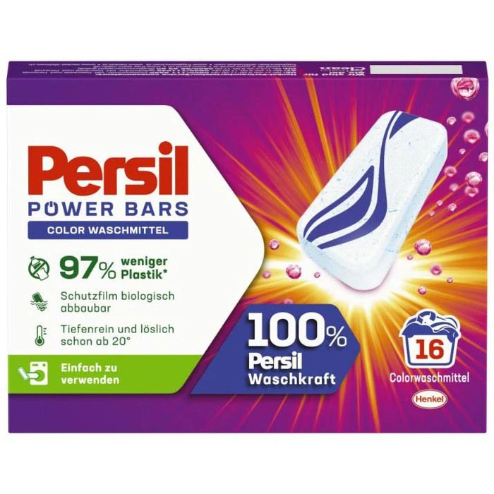 Persil® Persil Waschmittel Color Power Bars, Colorwaschmittel, 472 G, 16 Waschladungen 1 Persil® Persil Waschmittel Color Power Bars, Colorwaschmittel, 472 G, 16 Waschladungen